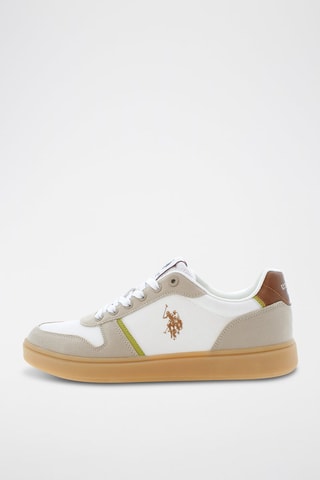 Zapatillas de nobuk Rokko - Blanco y beige