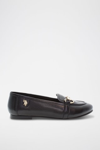 Mocasines de piel Chery - Negro