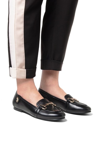 Mocasines de piel Chery - Negro