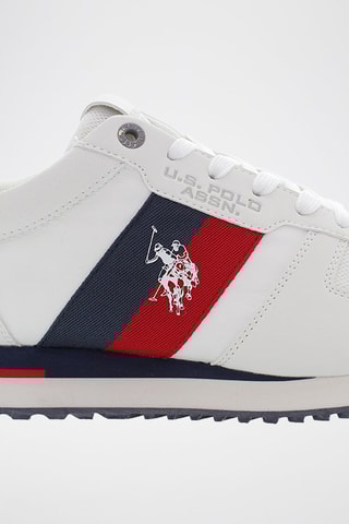 Zapatillas Xirio - Blanco y rojo