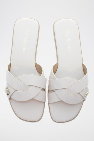 Sandalias de piel Betsy - Blanco