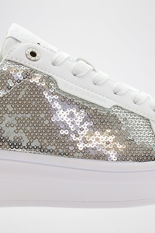 Zapatillas Cody - Blanco y plateado