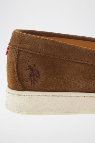 Mocasines de nobuk Miguel - Marrón