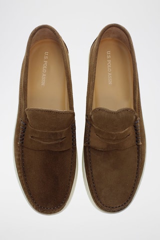 Mocasines de nobuk Miguel - Marrón