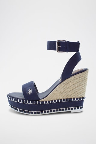 Sandalias de cuña Aylin - Azul