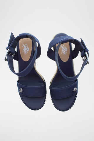 Sandalias de cuña Aylin - Azul