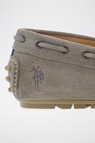 Mocasines de nobuk Pablo - Gris