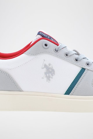 Zapatillas de nobuk Rokko - Blanco y gris