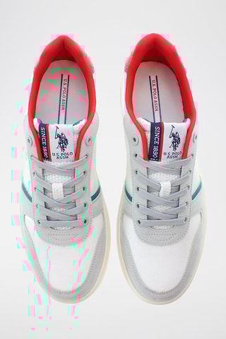 Zapatillas de nobuk Rokko - Blanco y gris