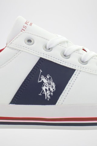 Zapatillas Bob - Blanco y azul