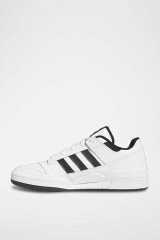 Baskets en cuir Forum - Blanc et noir