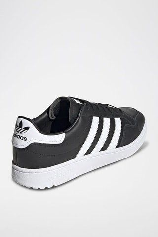 Sneakers en cuir Team Court - Noir et blanc