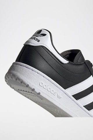 Sneakers en cuir Team Court - Noir et blanc