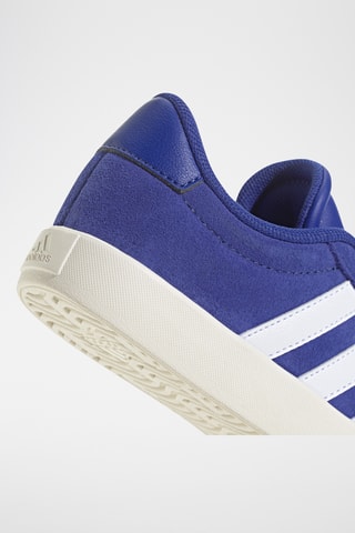Baskets en nubuck VL Court 3.0 - Indigo et blanc
