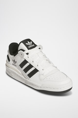 Baskets en cuir Forum - Blanc et noir