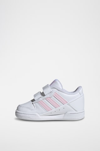 Baskets en cuir - Blanc et rose