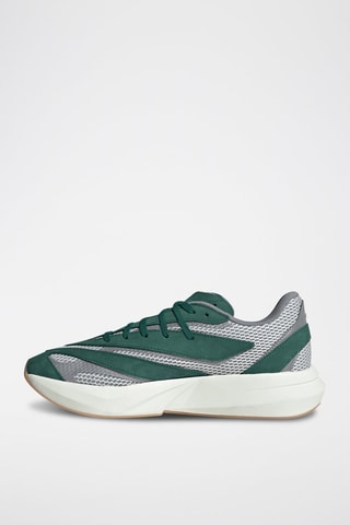 Baskets de running en nubuck - Vert foncé
