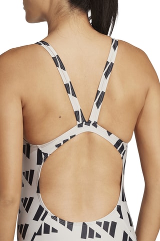 Maillot 1 pièce - Beige et noir