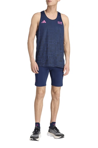 Débardeur de running BMW Berlin-Marathon - Bleu marine