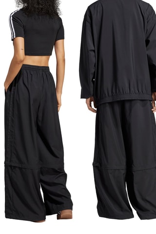 Pantalon regular 2-en-1 - Noir