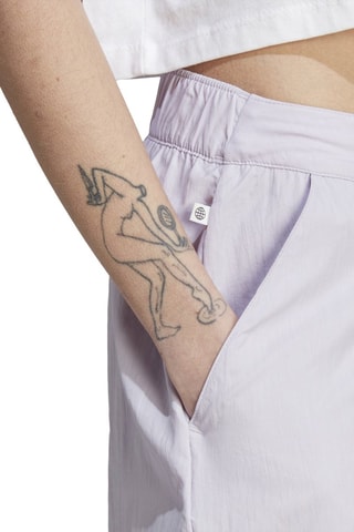 Pantalon cargo taille haute Gris clair