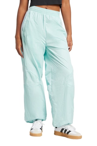 Pantalon ample de survêtement taille haute - Vert d'eau - Adidas
