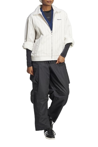 Veste Harrington - Blanc et noir