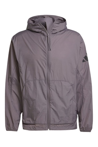 Coupe-vent à capuche City Escape - Gris foncé et anthracite