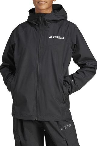 Veste de hiking à capuche 2L Rain - Noir