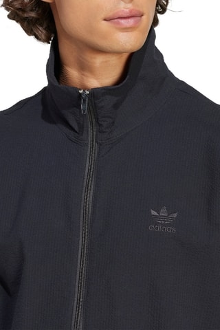 Veste de survêtement Essentials Seersucker - Noir