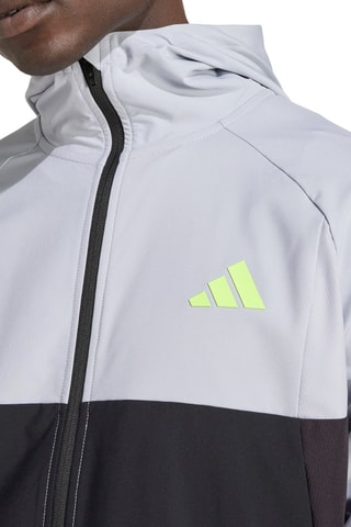 Veste à capuche - Noir et gris clair