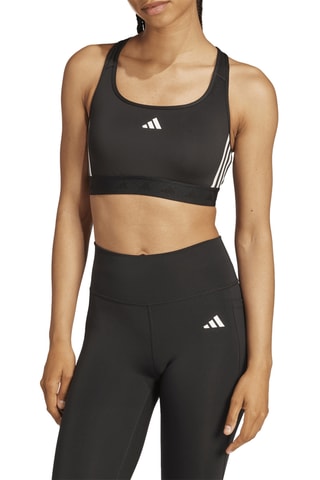 Brassière d’entrainement Powerreact - Noir et blanc