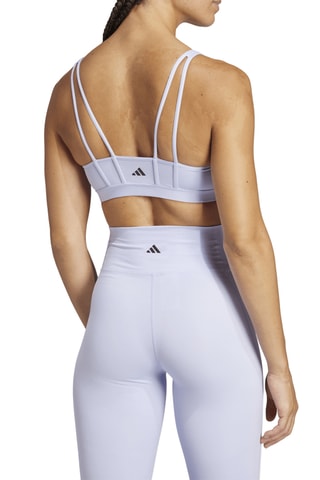 Brassière de sport push-up Essentials - Violet