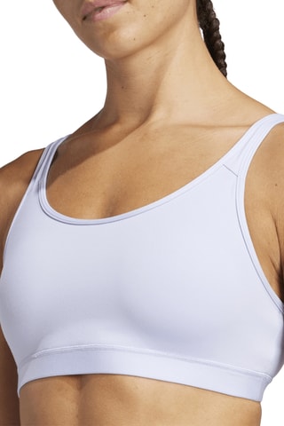 Brassière de sport push-up Essentials - Violet