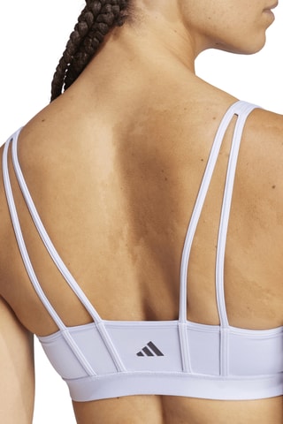 Brassière de sport push-up Essentials - Violet