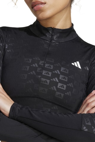 Crop top d’entrainement Hperglan - Noir