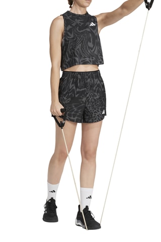 Crop top d’entraînement Essentials - Noir