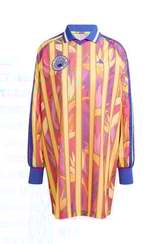 Robe droite X Farm - Jaune et bleu cobalt