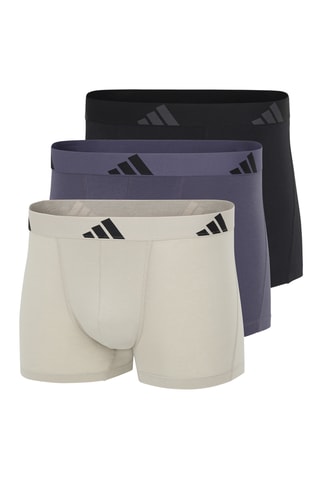 3 boxers Active Flex - Noir et beige