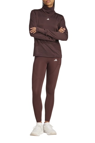 Legging taille haute - Marron