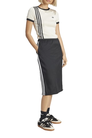 T-shirt slim 3 Bandes - Blanc