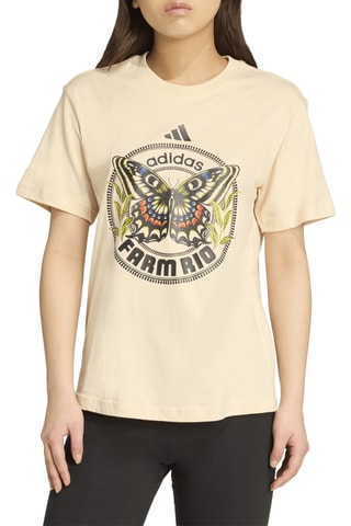 T-shirt loose Farm - Beige