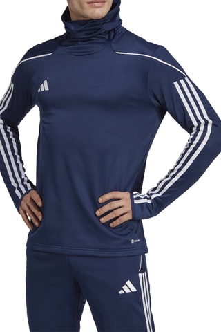 T-shirt slim d'entraînement de football Tiro 23 League - Bleu marine