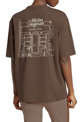 T-shirt oversize - Marron