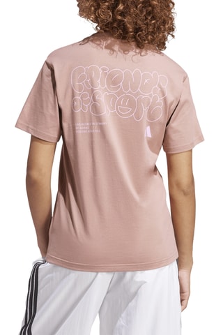 T-shirt regular Lounge Verbiage - Rose