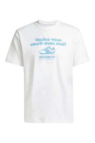 T-shirt regular Graphique - Blanc