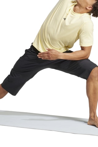 T-shirt regular de yoga - Jaune