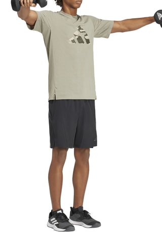 T-shirt regular d’entrainement Essentials Camo - Vert