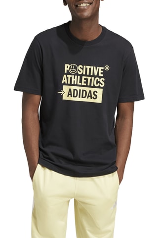 T-shirt regular Lounge Verbiage - Noir