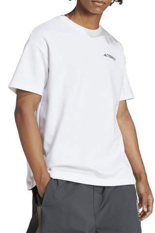 T-shirt loose National Geographic - Blanc